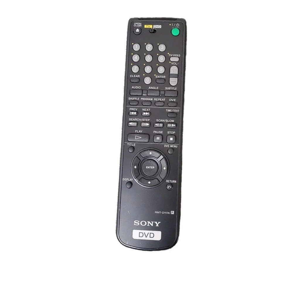 Sony RMT-D117A DVD Player Remote Control Tested Working